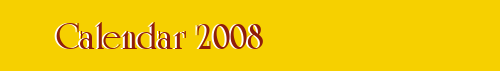 Calendar 2008