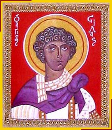 Image of St Silas from banner
