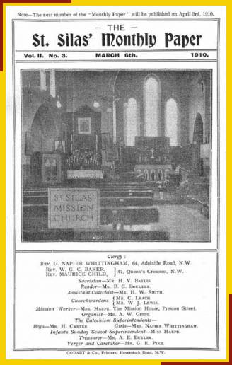 St. Silas Mission Church, Shipton Place, Malden Road. Interior looking towards the High Altar.