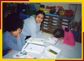 Syeda with years 3 & 4