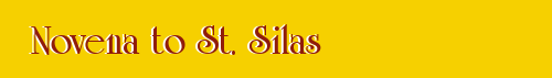 Novena to St. Silas