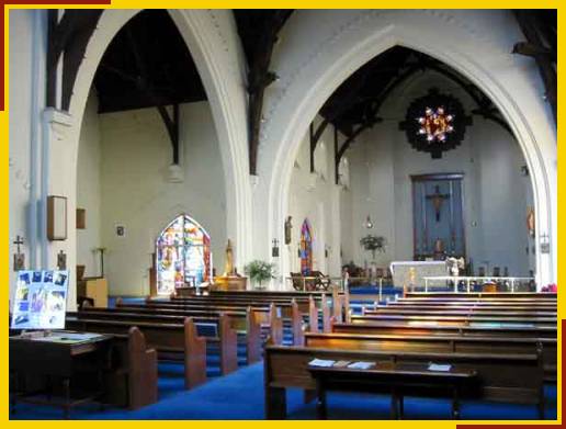 Interior view towards Sanctuary and Lady Chapel