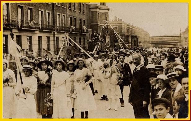 Corpus Christi Procession in Prince of Wales Road