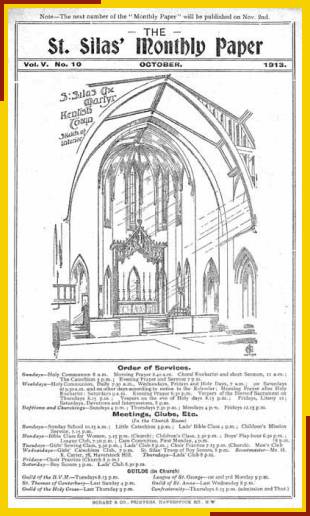 Architect's drawing of the east end with High Altar.