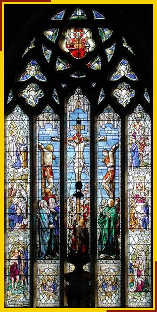 East window by Goddard & Gibbs
Designed by Arthur Edward Buss